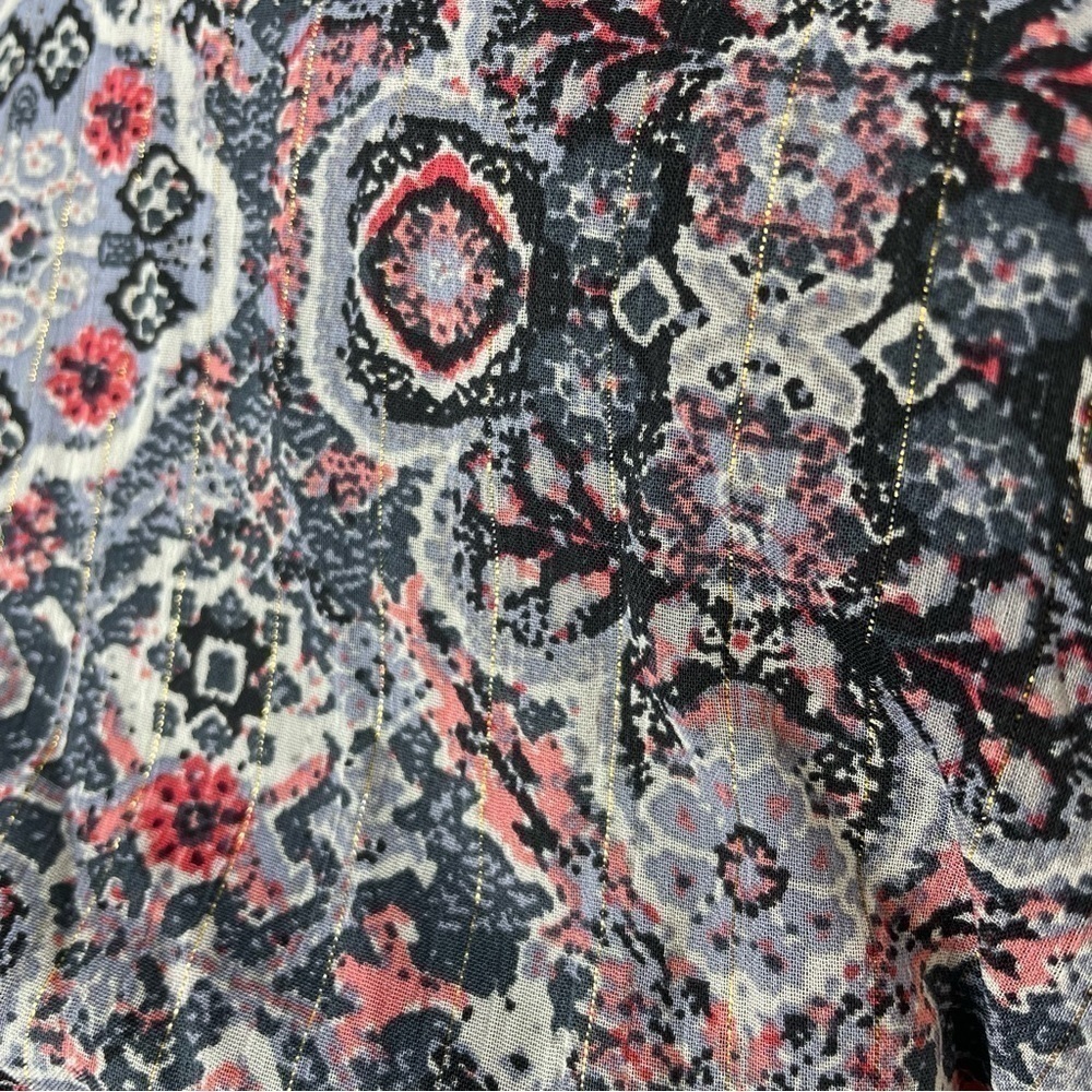 Nwt Anthropologie Drew Boho Floral tiered Sleeveless Maxi Dress Size Small - Picture 11 of 12